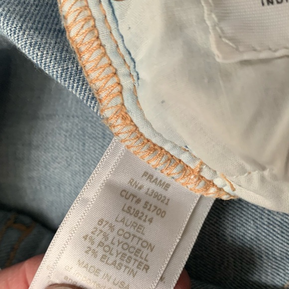 Frame Denim Blue Skinny Distressed Jeans - Picture 5 of 5